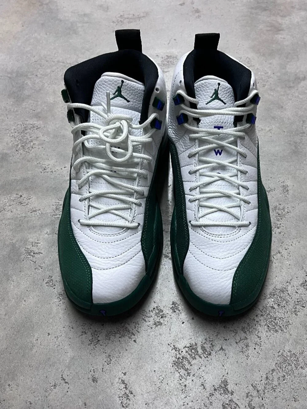 Air Jordan 12 Retro Bucks Summit White Gorge Green Men's CT8013 103 - New